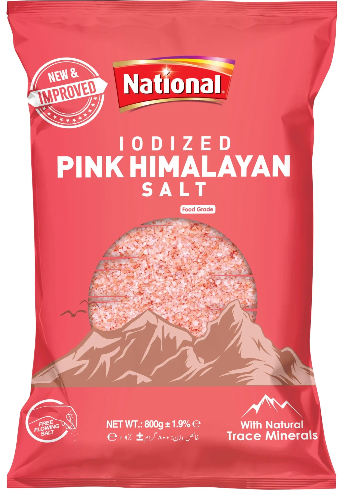 Iodized Pink Himalayan Salt 800g