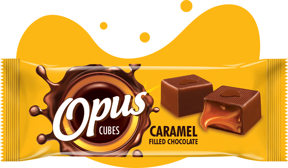 Opus Cubes Caramel Chocolates