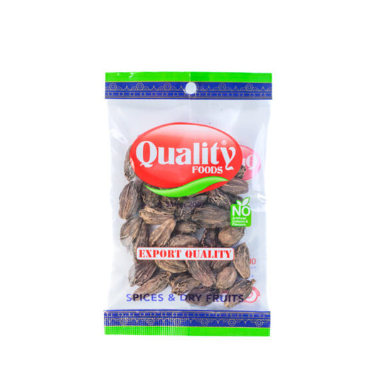 Quality Food Black Cardamom – Bari Elaichi 50g