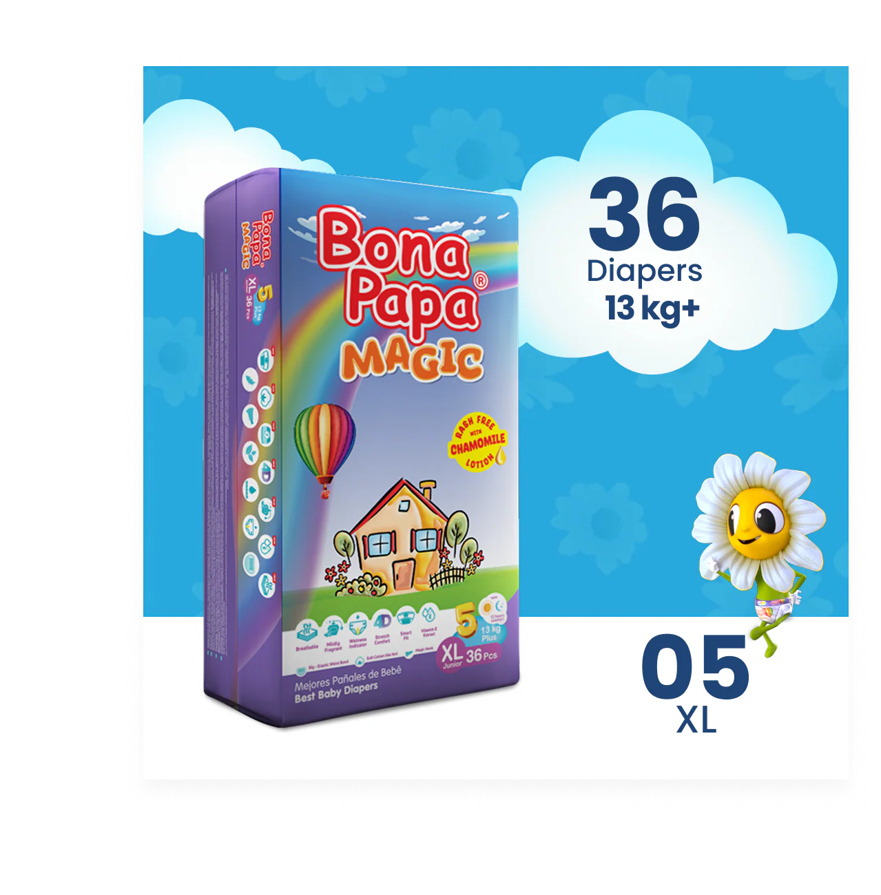 Bona Papa Magic Diapers - XL-5