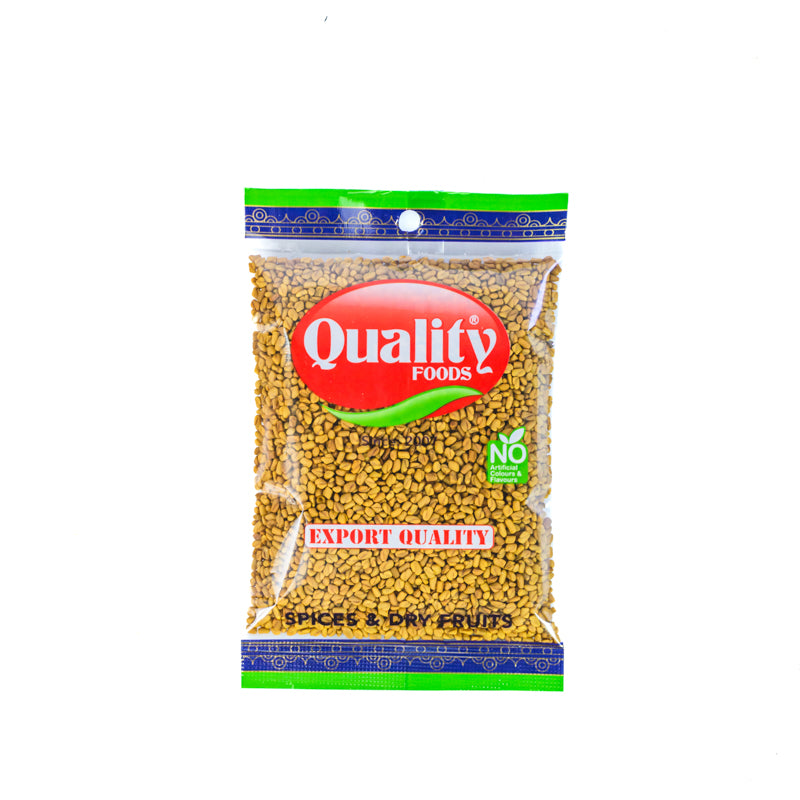 Quality Foods Methi Dana – Fenugreek Seeds 100g