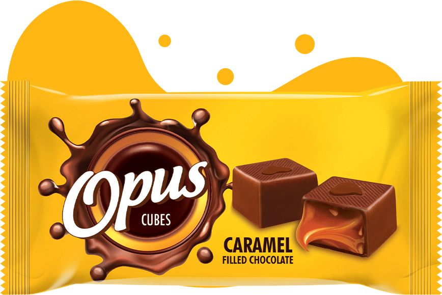 Opus Cubes Larger Caramel Chocolates
