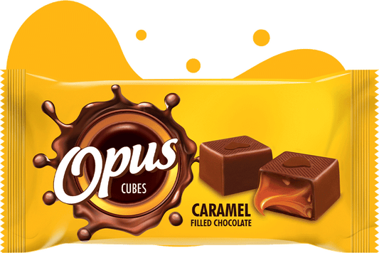 Opus Cubes Larger Caramel Chocolates