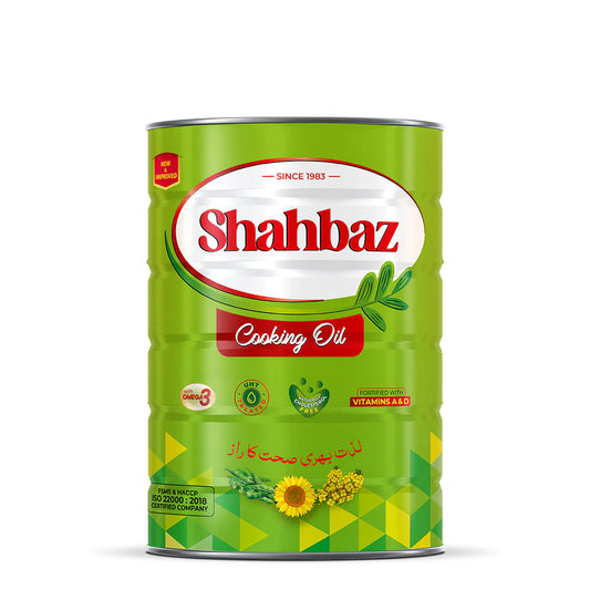 Shahbaz Cooking Oil 5 LTR Tin
