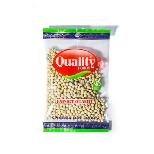 Quality Foods White Pepper Whole – Sufaid Mirch Sabit 50g